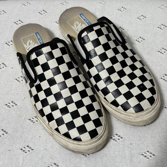 Vans UltraCush Classic Checkerboard Mule Slides Women’s 8 - Picture 1 of 8